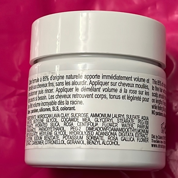 CHRISTOPHE ROBIN Volume Shampoo Paste with Rassoul Clay and Rose Extracts NEW - Picture 4 of 11